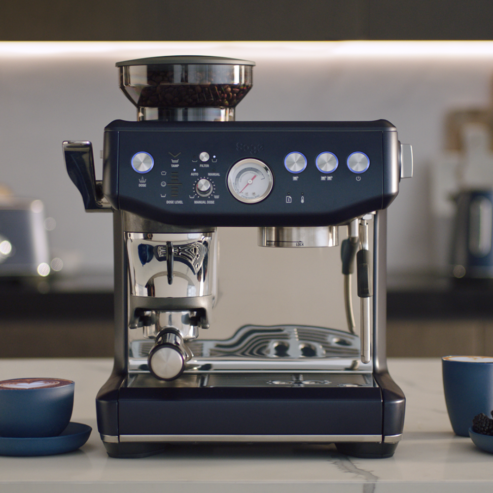 Sage Barista Express Impress Bleu Prune