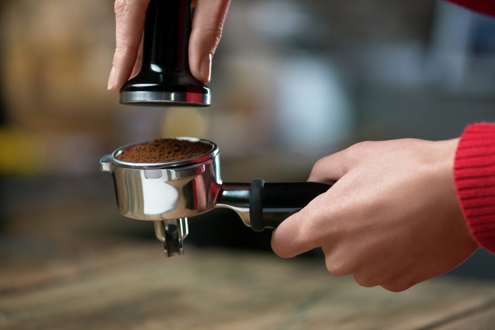 Sage Barista Express porte-filtre avec tamper