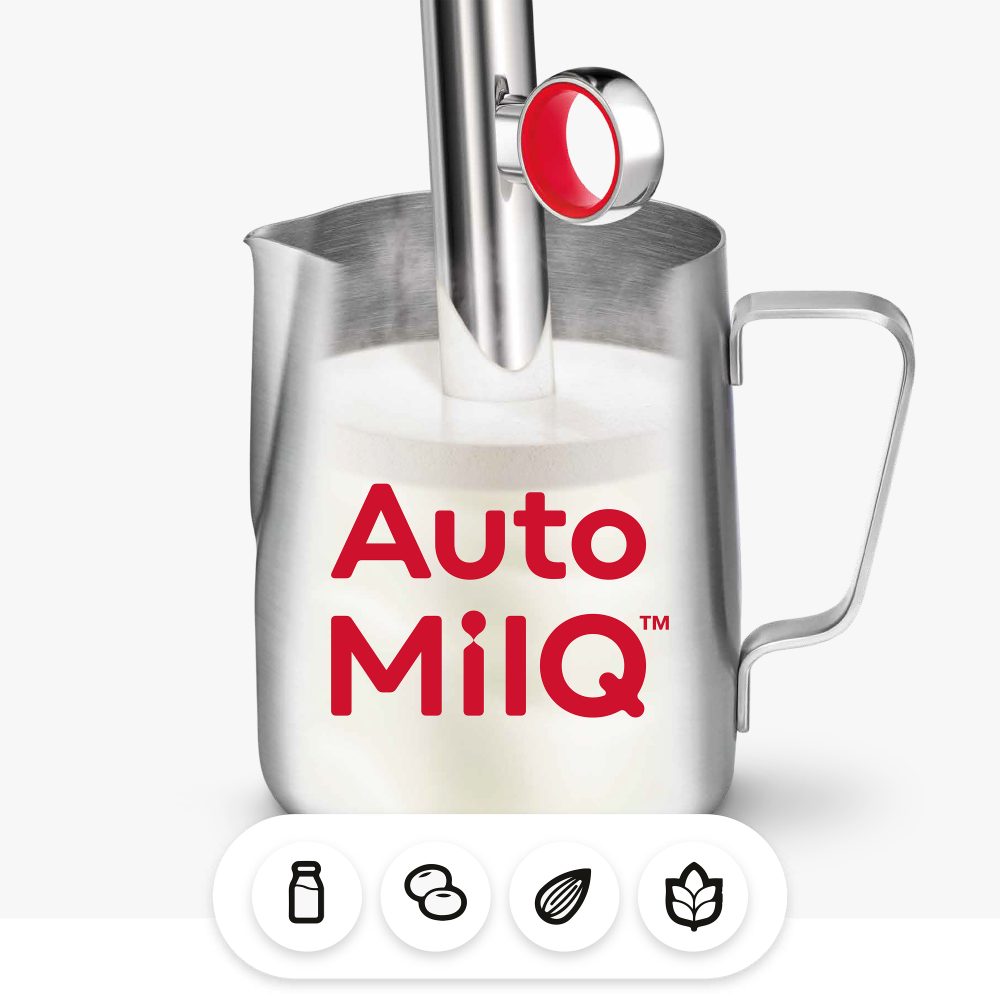 Sage Oracle Jet inox fonction moussage de lait Auto Milq