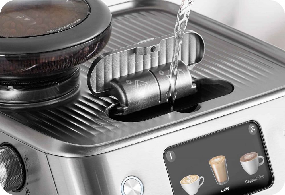 Sage Oracle Jet inox remplissage eau