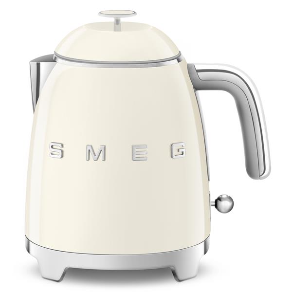 bouilloire SMEG 0,8L couleur crème style années 50 référence klf05