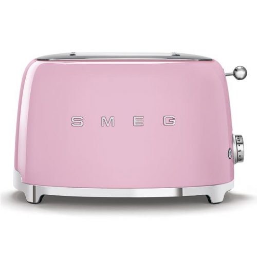 Smeg grille-pain 2 tranches TSF01 rose