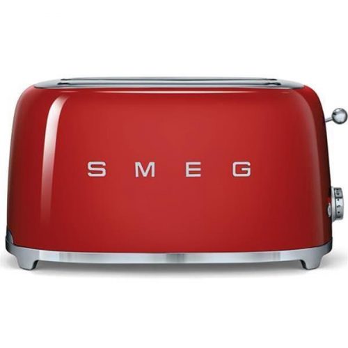 Smeg grille-pain 4 tranches TSF02 rouge